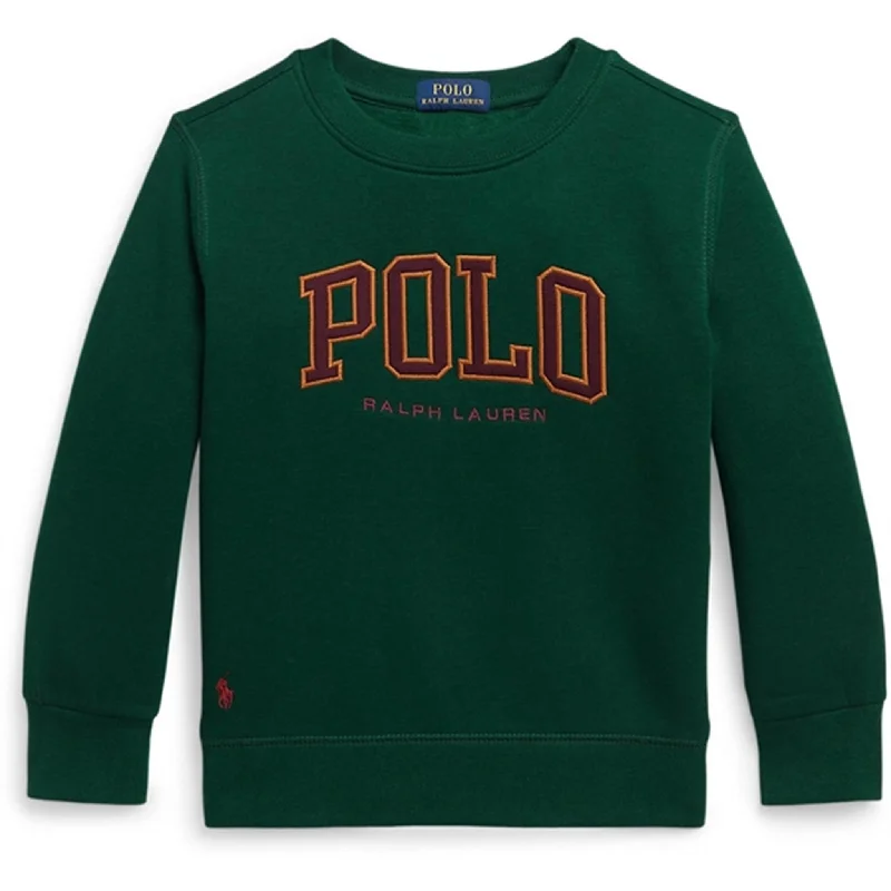 All-Day Style Polo Ralph Lauren Boy Sweatshirt Moss Agate/Wine
