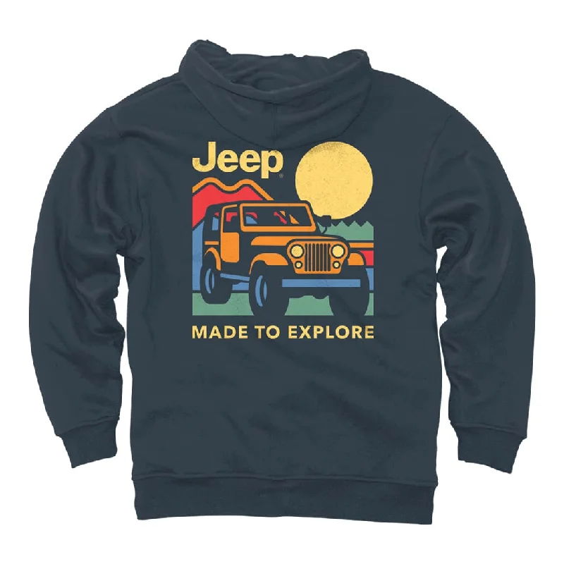 Comfortable Sweaters Jeep - Made to Explore Hoodie