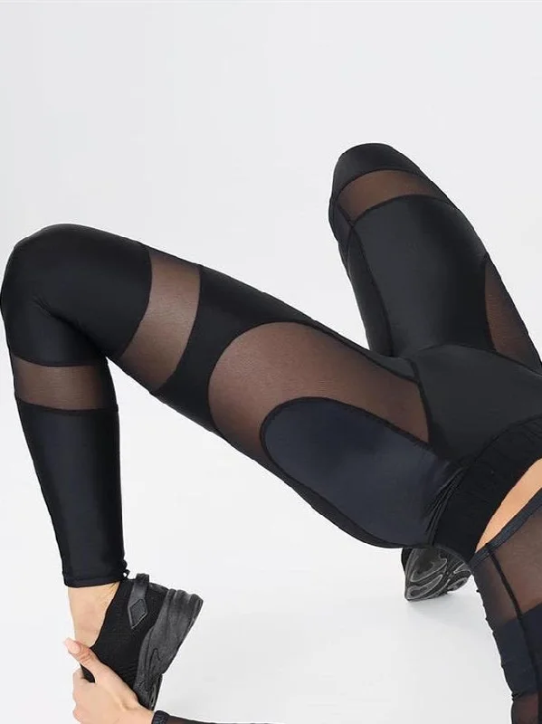Simple Comfort ❤ZASUWA Female Super Mesh Hip-lift Leggings