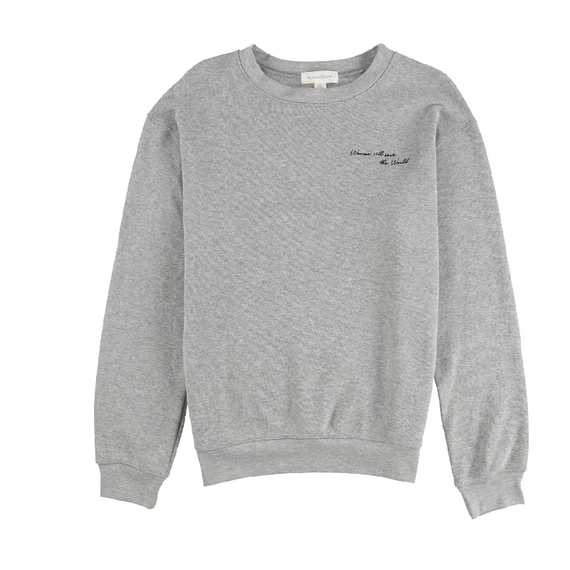 Cozy Outerwear Treasure & Bond Womens Women Will Save Sweatshirt, Grey, Medium