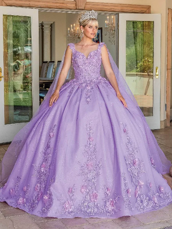 Casual Fit Wear Dancing Queen 1716 - Lace Appliqued Sweetheart Ballgown