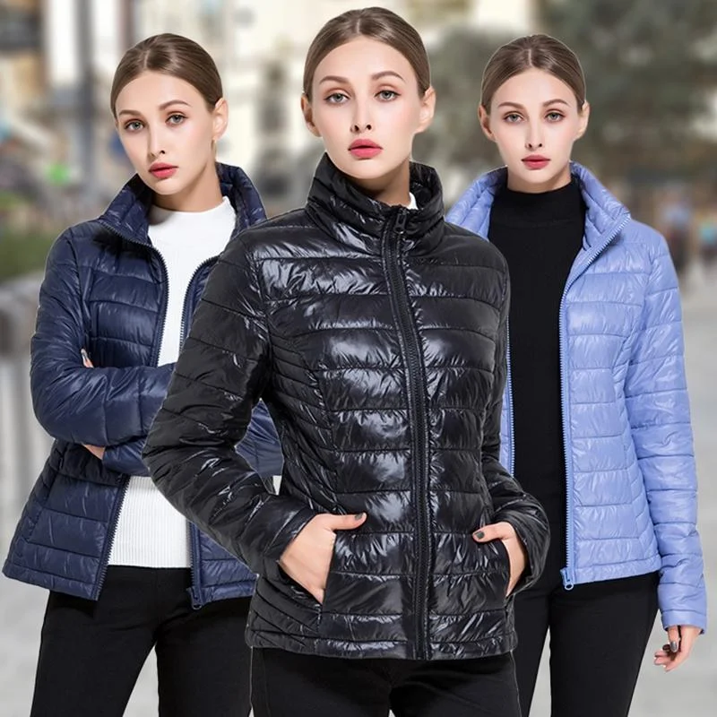 Elegant Fit Women’s Goose Down Lightweight Puffer Jacket