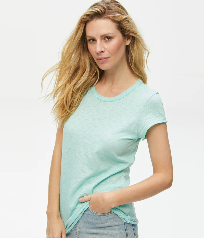 Soft Casuals Michael Stars Mint Green Scoop Neck Tee