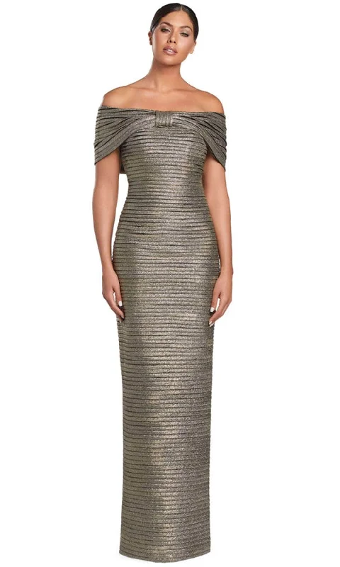 Casual Chic Looks Alexander by Daymor 2066F24 - Off Shoulder Bow Detailed Evening Gown