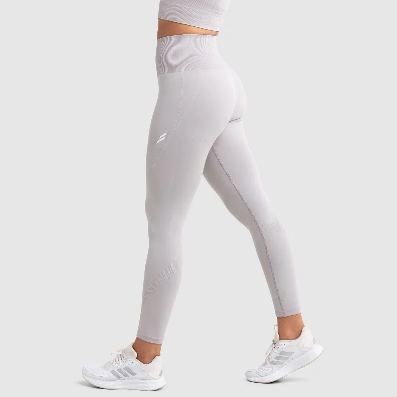 Layered Style Hyperflex 2 Leggings - Light Grey