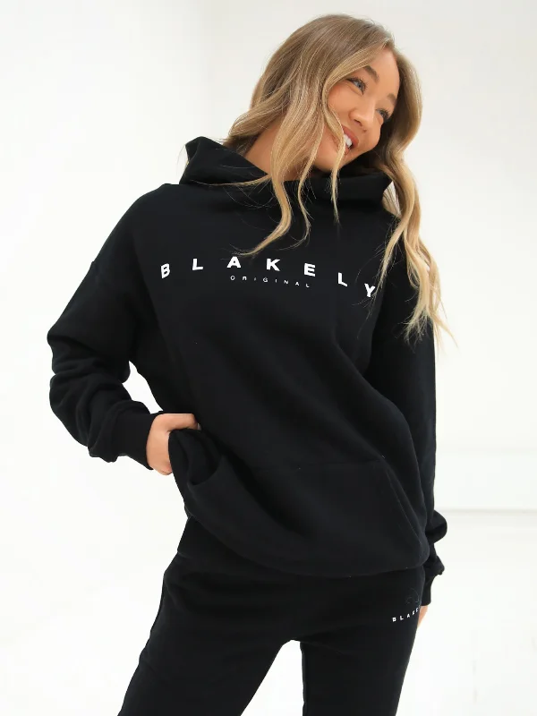 Soft Trends Composure Oversized Hoodie - Black