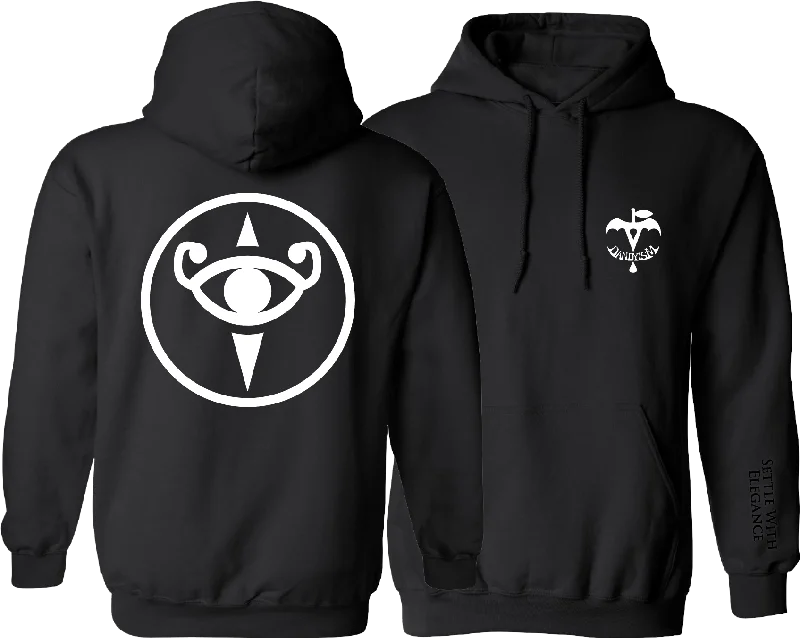 Comfortable Chic GUILTY GEAR - 'Dandyism' Premium Embroidered Pullover Hoodie - Black