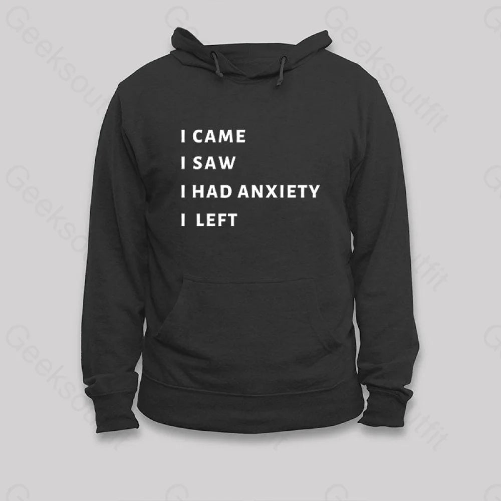 Comfortable Tops Anxiety Hoodie