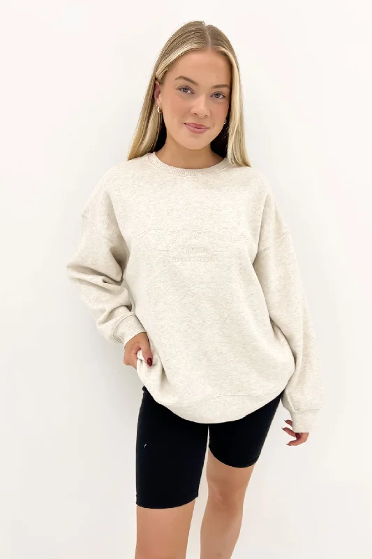 Casual Chic Wear Classic Crew Oatmeal
