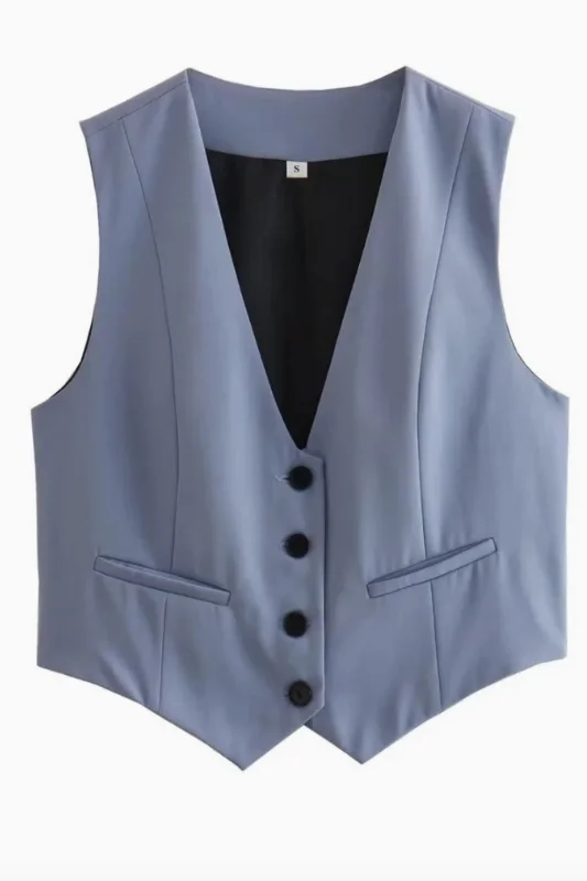 Comfy Layers Danni Vest - Grey