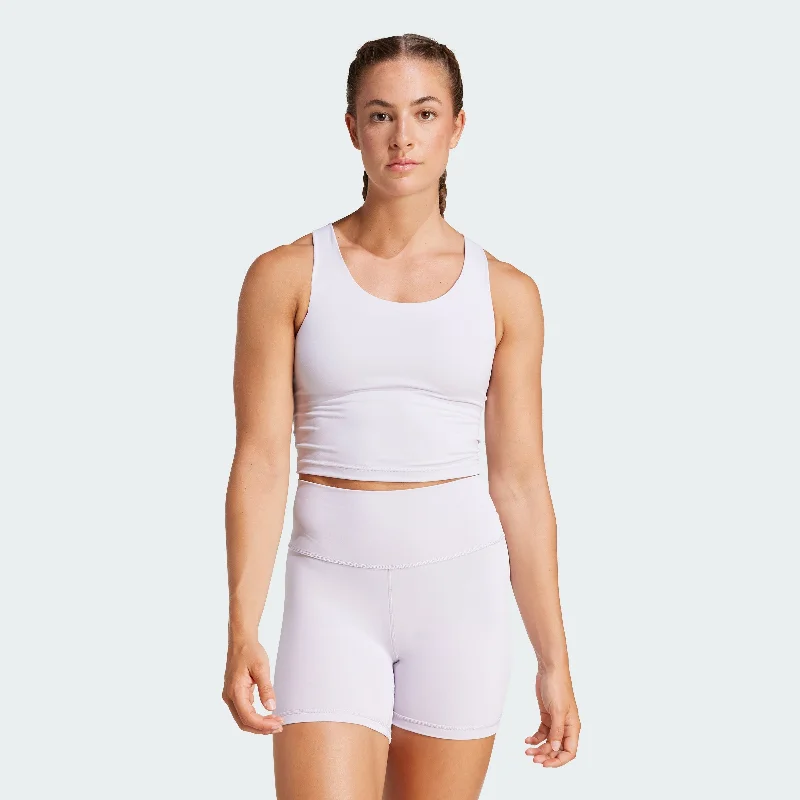 Casual Chic Looks Women's adidas All Me Medium-Support Long Line Bra Tank Top