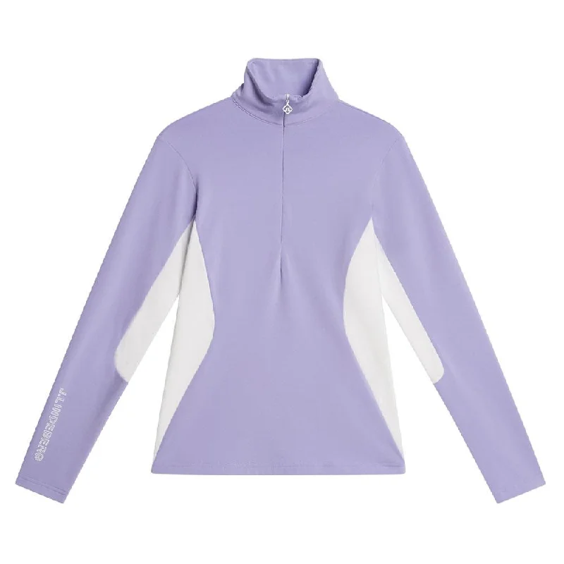 Everyday Style J.Lindeberg Coockies Mid Layer Golf Pullover Sweet Lavender - FW23 Women