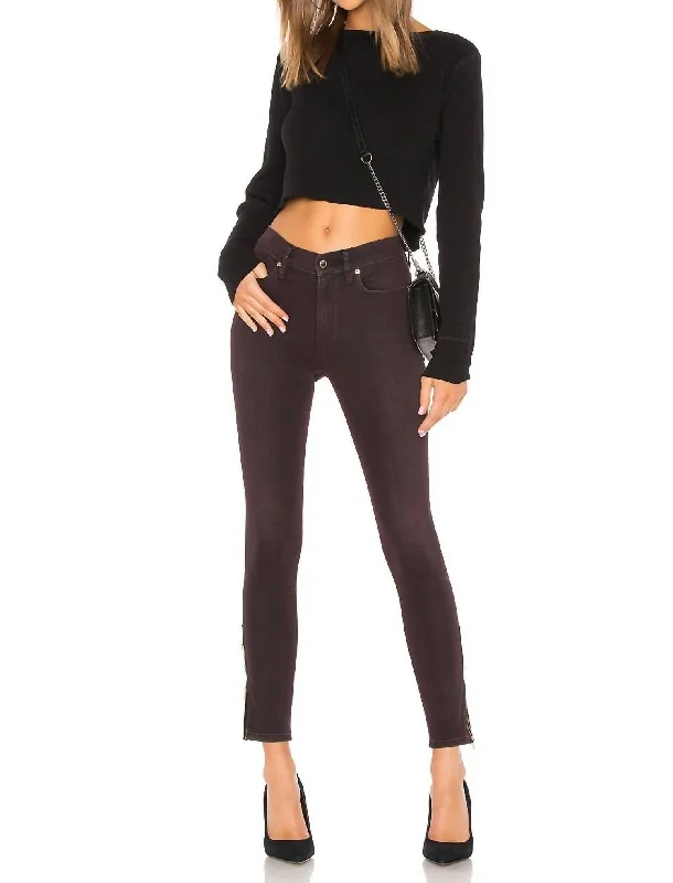 Cozy Fit Wear Barbara Hr Ank Jewel Side Zip In Wha4181Dez
