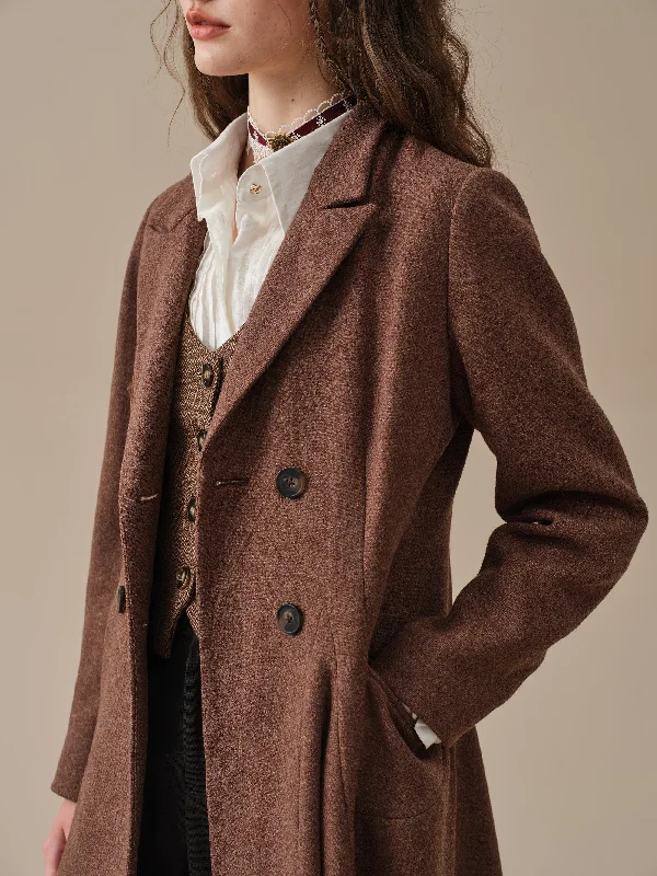 Soft Trends The Roman Holiday 17 | 100% wool classic coat