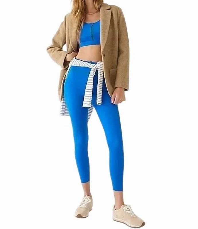 All-Day Outfits Sleek Stretch High Rise Leggings In Blue/green