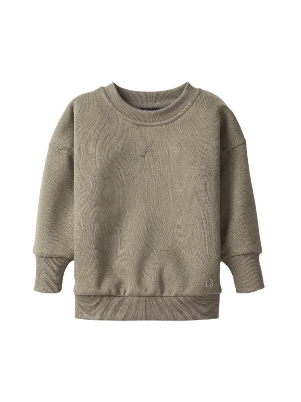 Relaxed Fit Wear Elevated Crewneck - Army Green