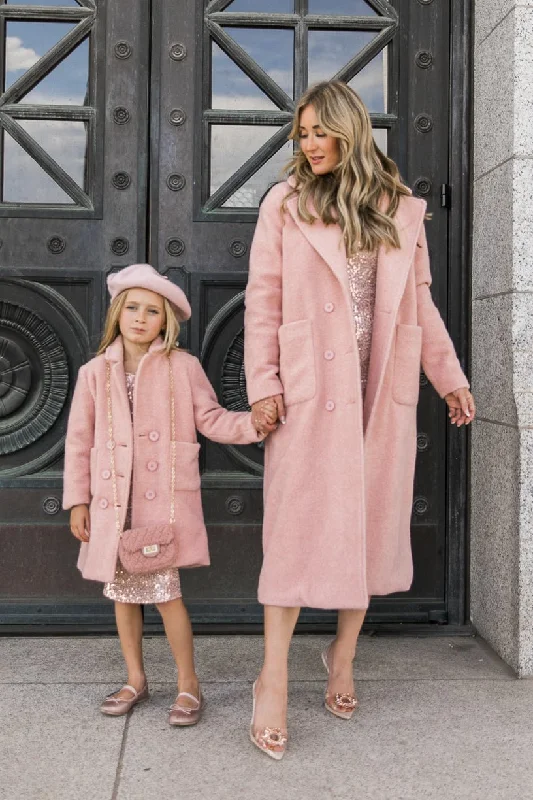 Cozy Fit Wear Polly Coat in Pink - FINAL SALE