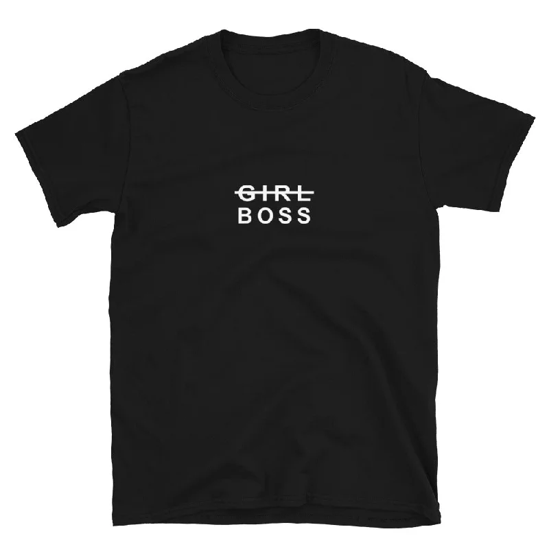 Elegant Casuals THE ESSENTIAL BOYFRIEND TEE BLACK GIRL BOSS