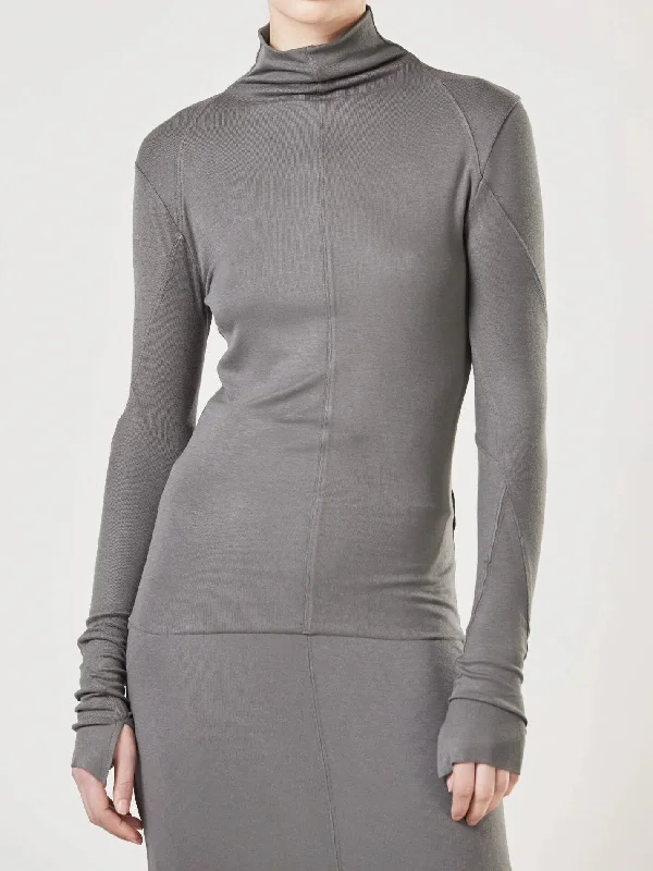 Cozy Lounge Wear Roll neck T shirt