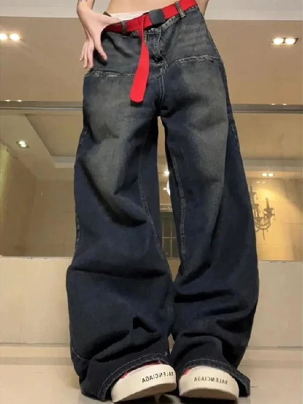 Everyday Style Vintage Washed Distressed Boyfriend Jeans