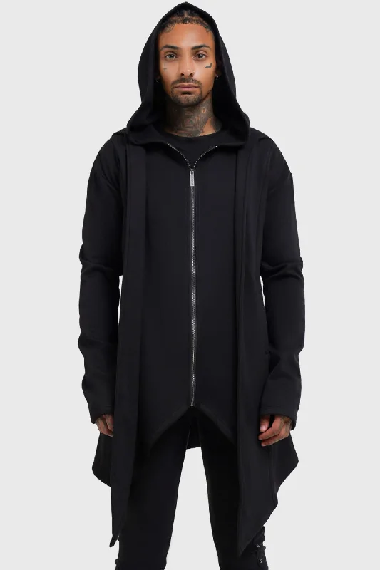 Comfortable Jeans Hardcoded Poetry Longline Hoodie