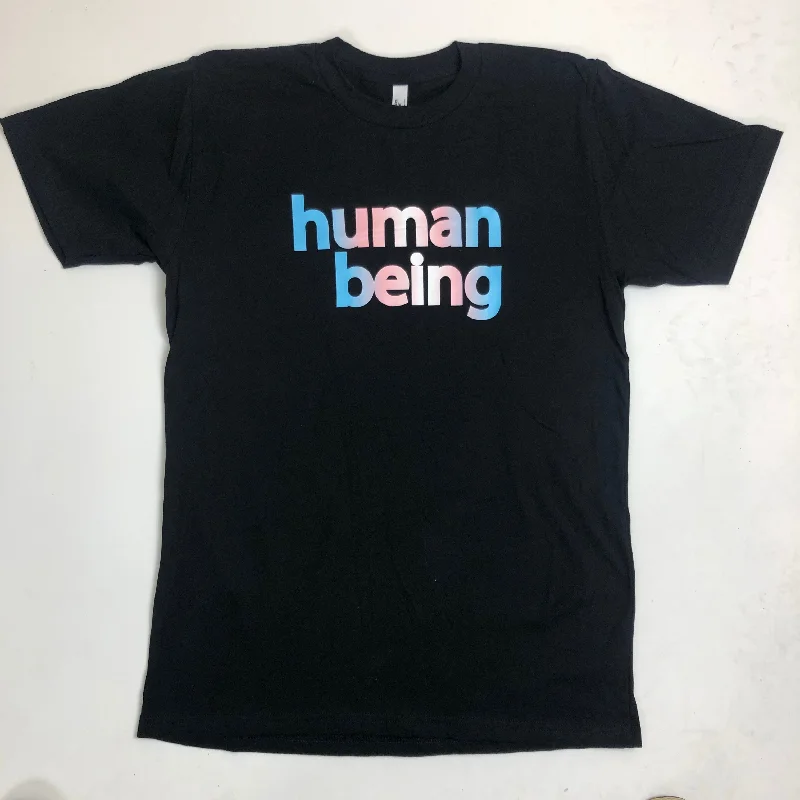 Relaxed Tops Human Being Trans Pride T-shirt
