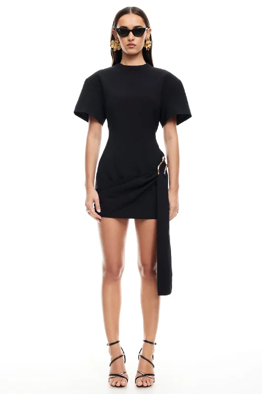 Effortless Looks LIONESS Martini Mini Dress Onyx