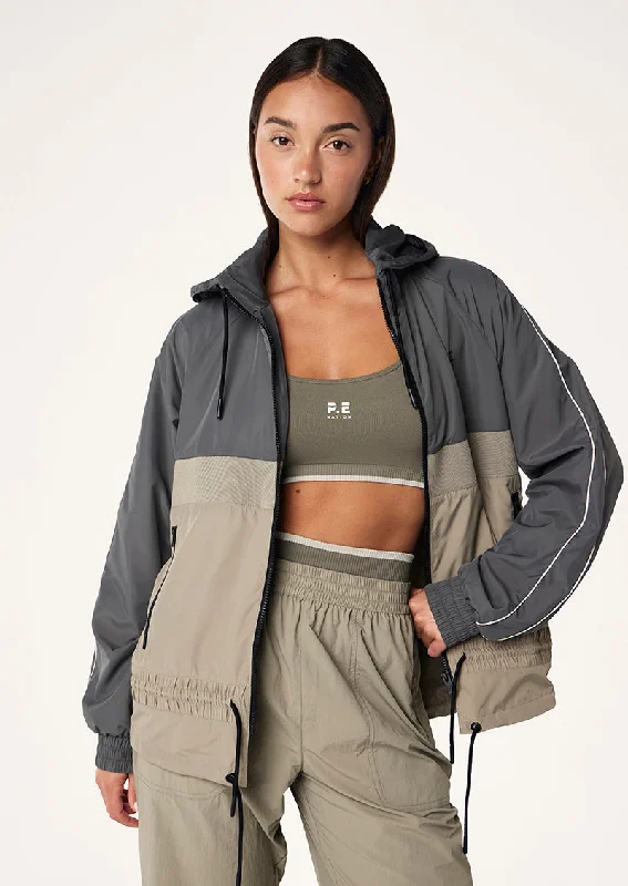Sporty Comfort MAN DOWN JACKET IN GUNMETAL