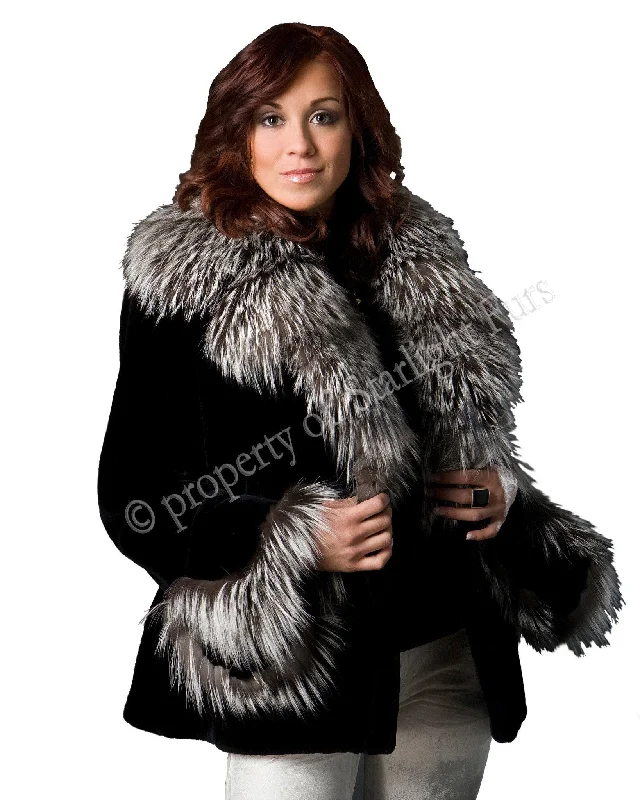 Sporty Comfort 30 | Black Sheared Beaver Jacket