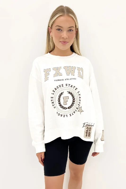 Everyday Style Get There Crew Vintage White