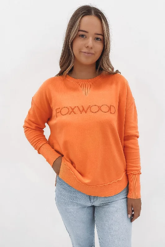 Comfortable Dresses Simplified Crew Orange