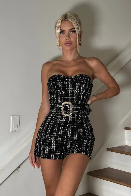 Light Comfort Carmine Tweed Romper