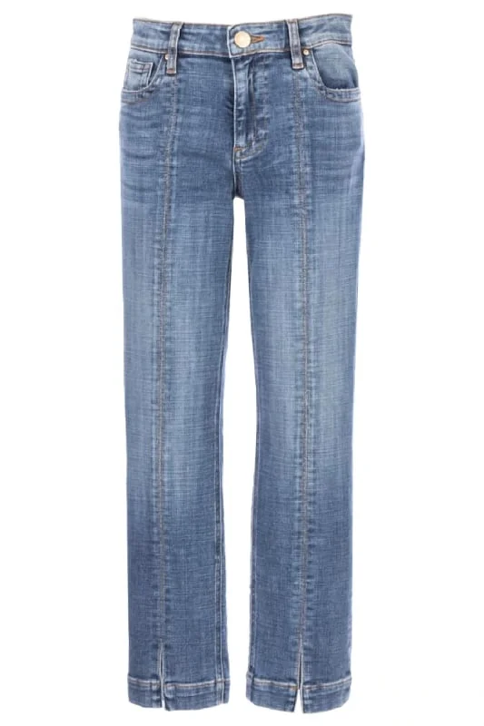 Comfy Layers Stevie Straight Leg Jeans In Blue