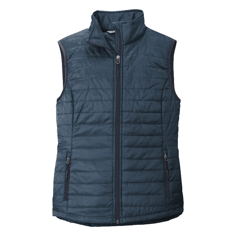 Easy Comfort Style B2051W Ladies Packable Puffy Vest