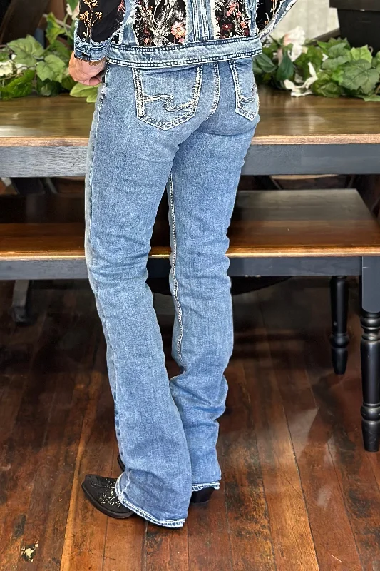 Cozy Fashion Trends Elyse Comfort Fit Mid Rise Slim Boot Cut Jean