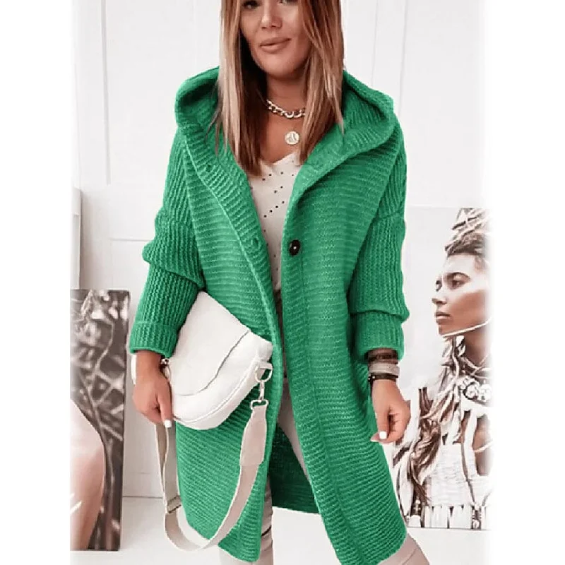 Cozy Fit Wear Women's Button Knitted Cardigan Sweater