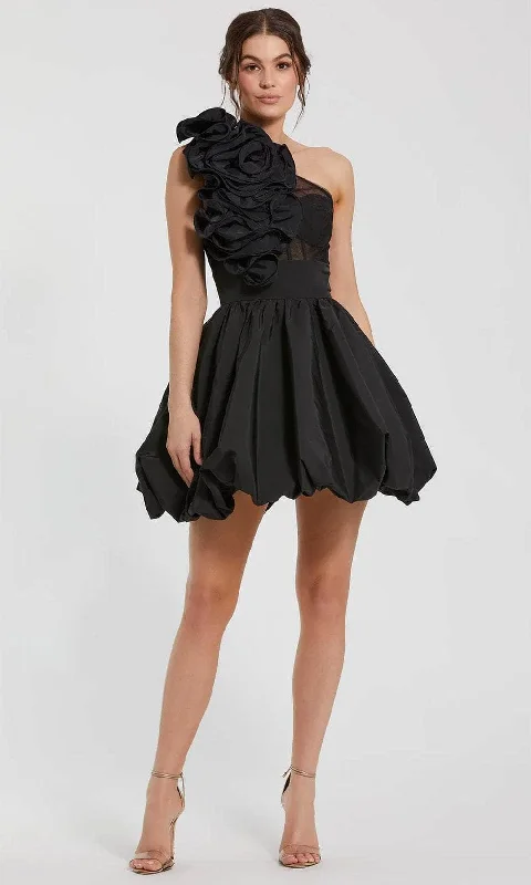 Simple Comfort Ieena Duggal 49858 - One Shoulder Rosette Detailed Cocktail Dress