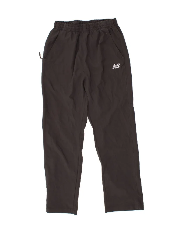 Stylish Casuals NEW BALANCE Womens Tracksuit Trousers UK 14 Medium  Black Polyester