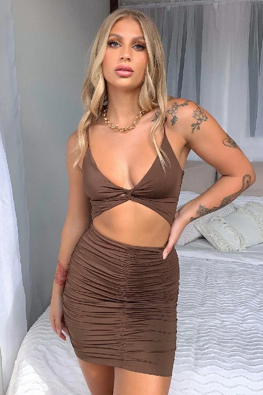 Light Dressing Tamara Dress - Brown