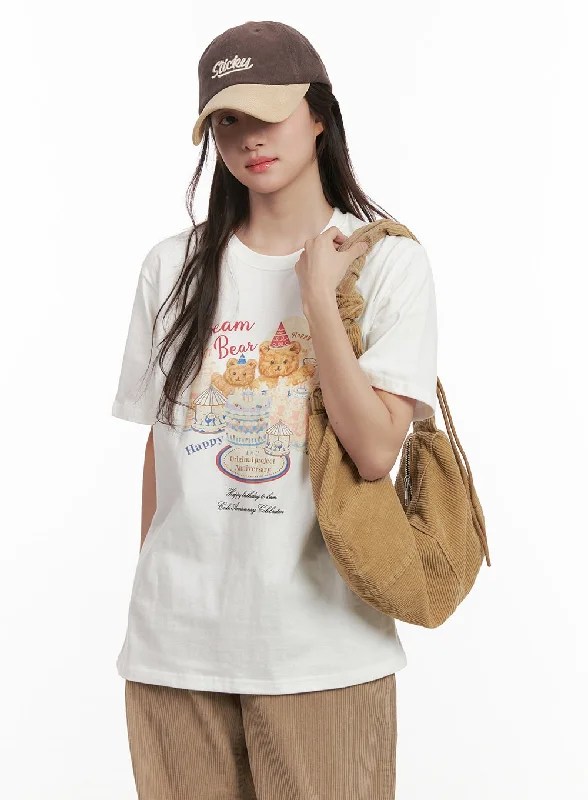 Timeless Outfits Classic Teddy-Bear TShirt IJ510