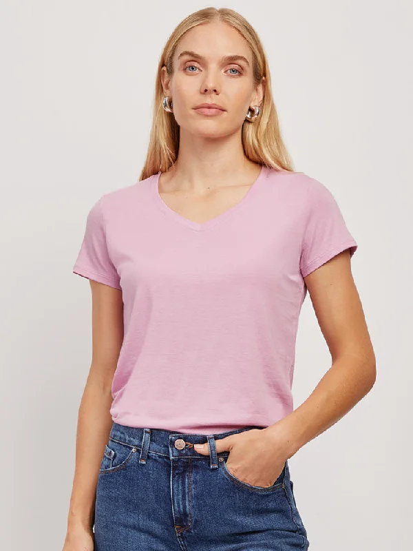Elegant Fit Fitted V-Neck Marcy Tee