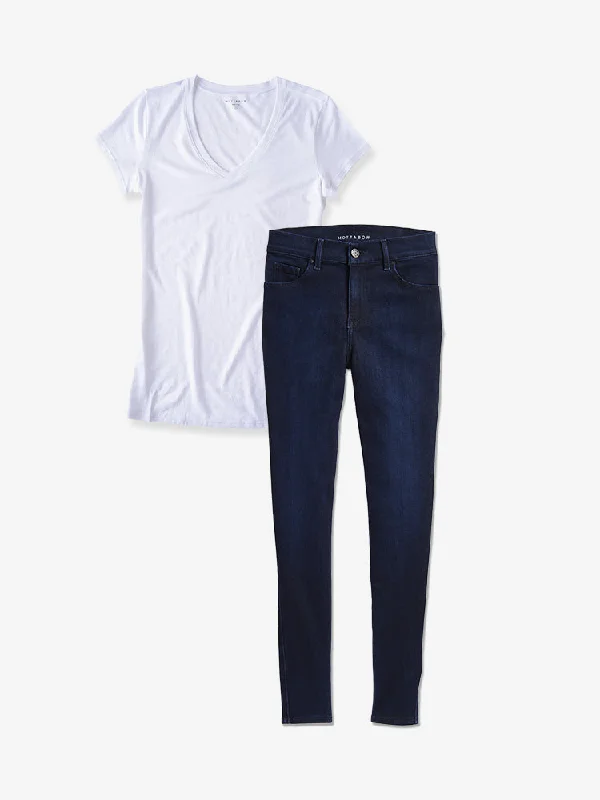 Light Layers Set 05: 1 pair of Jeans + 1 Marcy Tee
