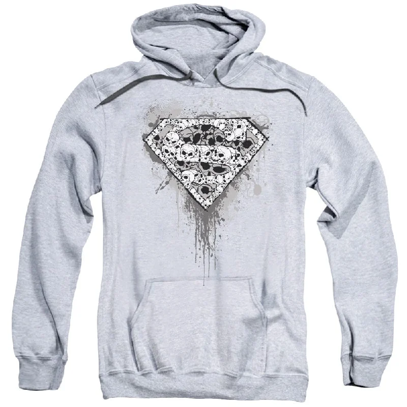 Simple Comfort Superman Many Skulls Hoodie