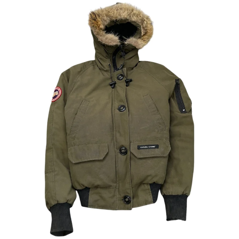 Relaxed Tops Women's Chilliwack Bomber Down Jacket Khaki Size S