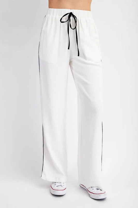 Soft Tops Rora Woven Textured Pant