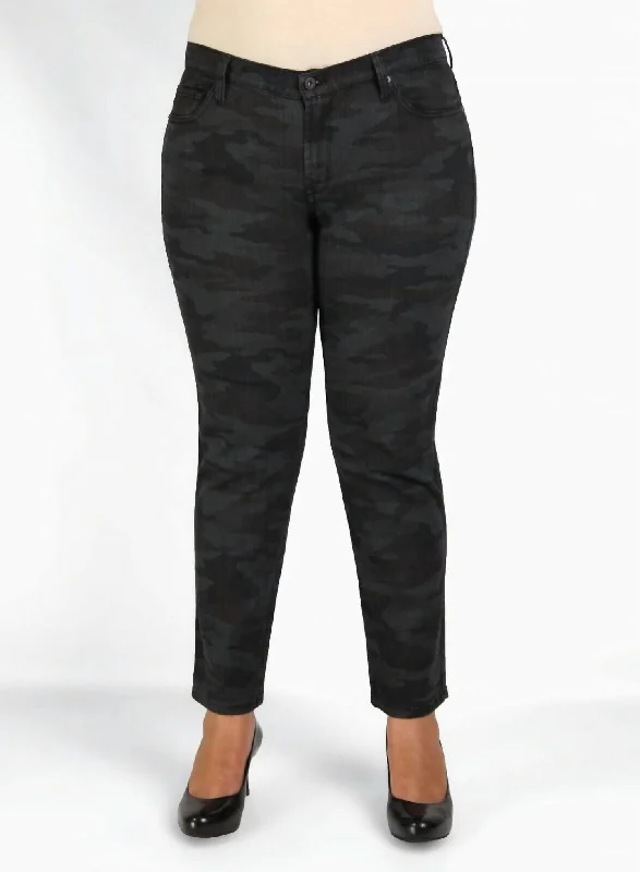 Soft Feel Twiggy Z Jeans In Espionage