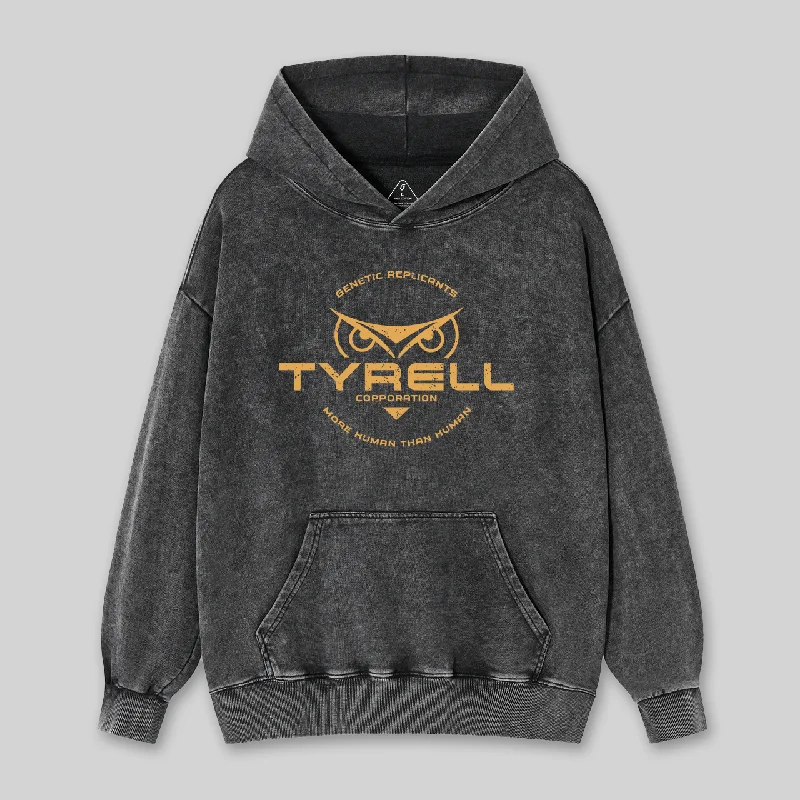 Relaxed Chic Fictional Blade Runner Brand Geek Washed Hoodie