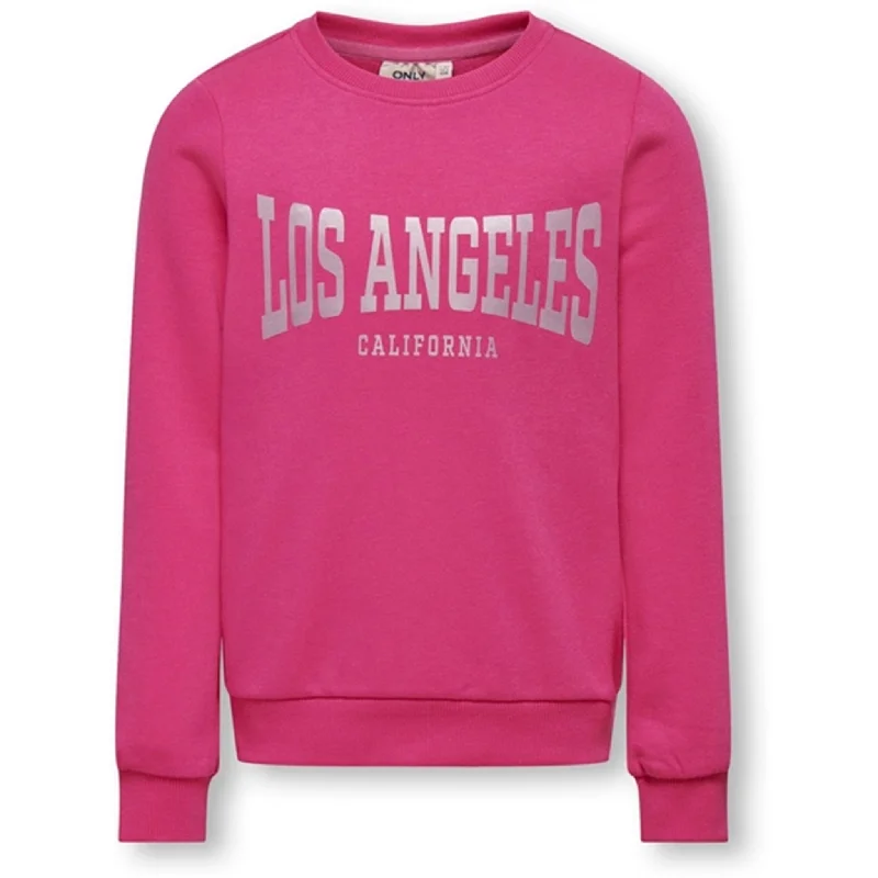 Casual Chic Wear Kids ONLY Fuchsia Purple Anne Sateen Sweatshirt