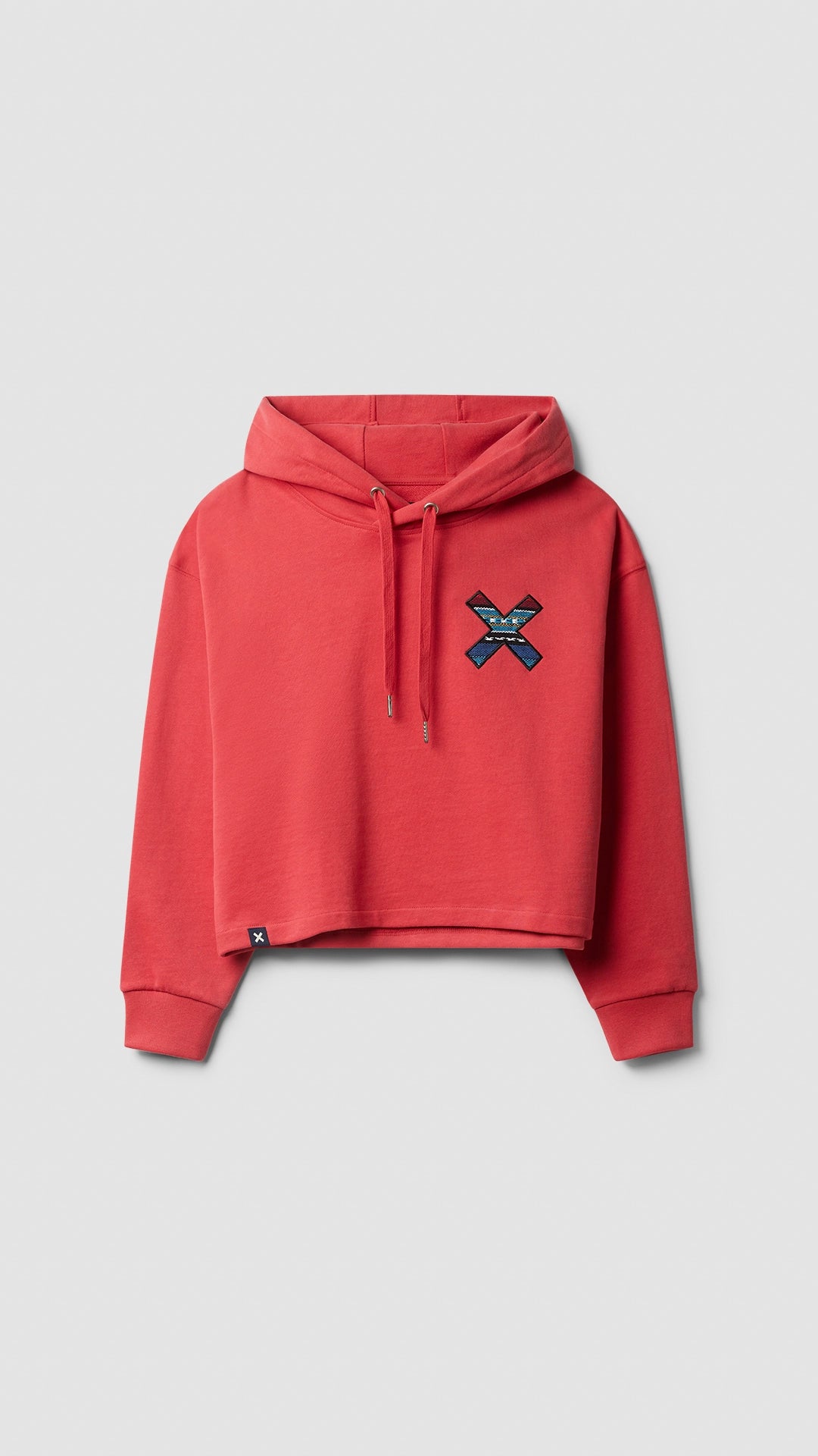 Cozy Apparel SUDADERA CON CAPUCHA MUJER CLASSIC ROJA