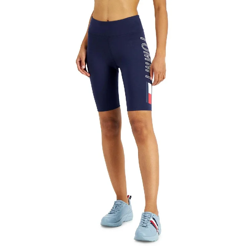 Soft Knitwear Tommy Hilfiger Sport Womens Training Fitness Bike Short